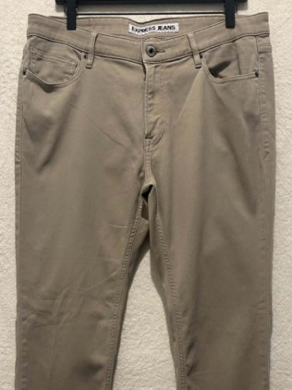 Mens Khaki Express Jeans - 34" x 32"